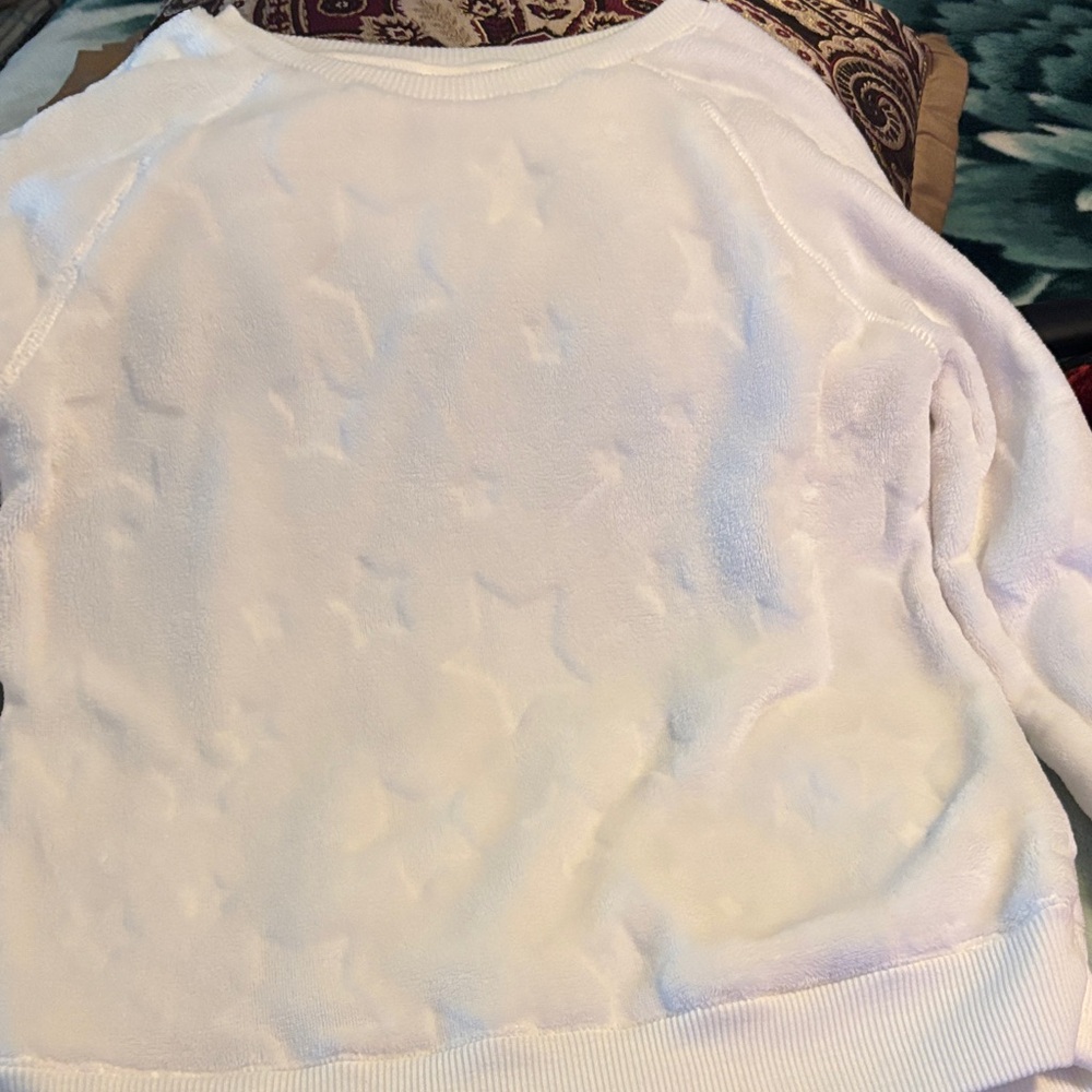 Cat & Jack White Star Pajama Top